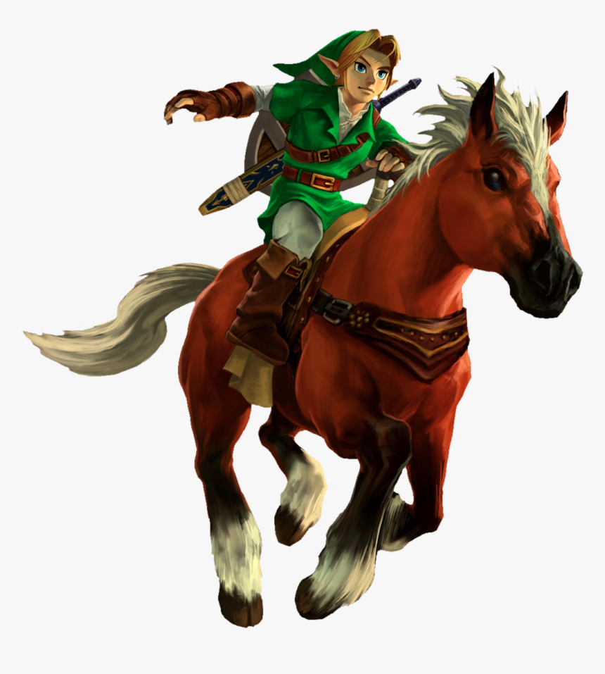 Linkepona - Legend Of Zelda Link And Epona, HD Png Download, Free Download