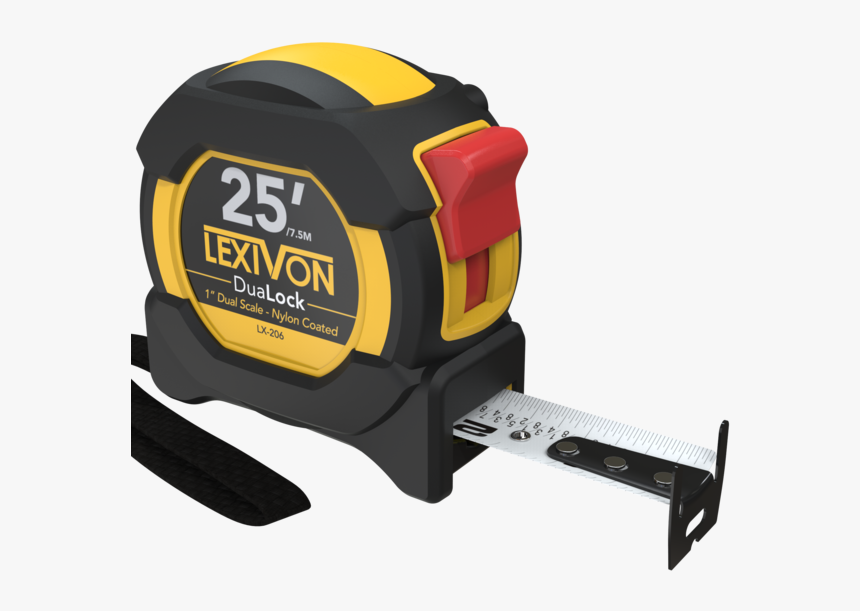 5m Dualock Tape Measure - Tape Measure, HD Png Download, Free Download