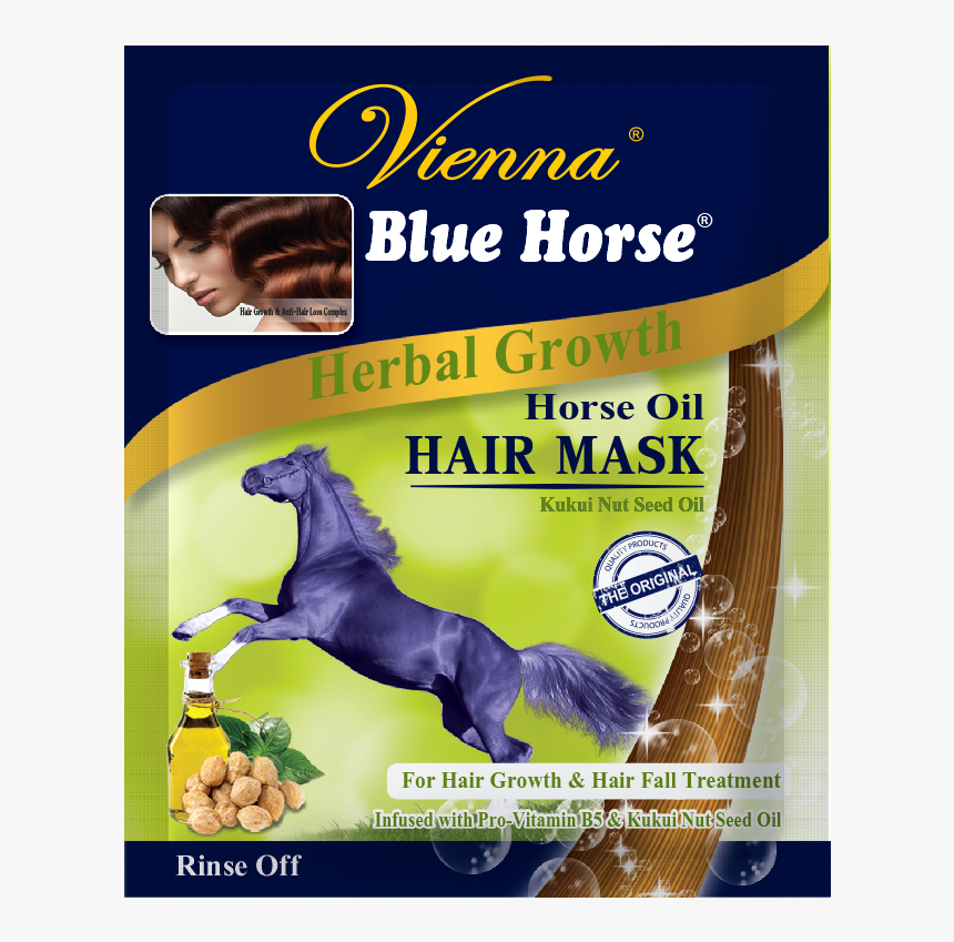 Vienna Blue Horse Hair Mask, HD Png Download, Free Download