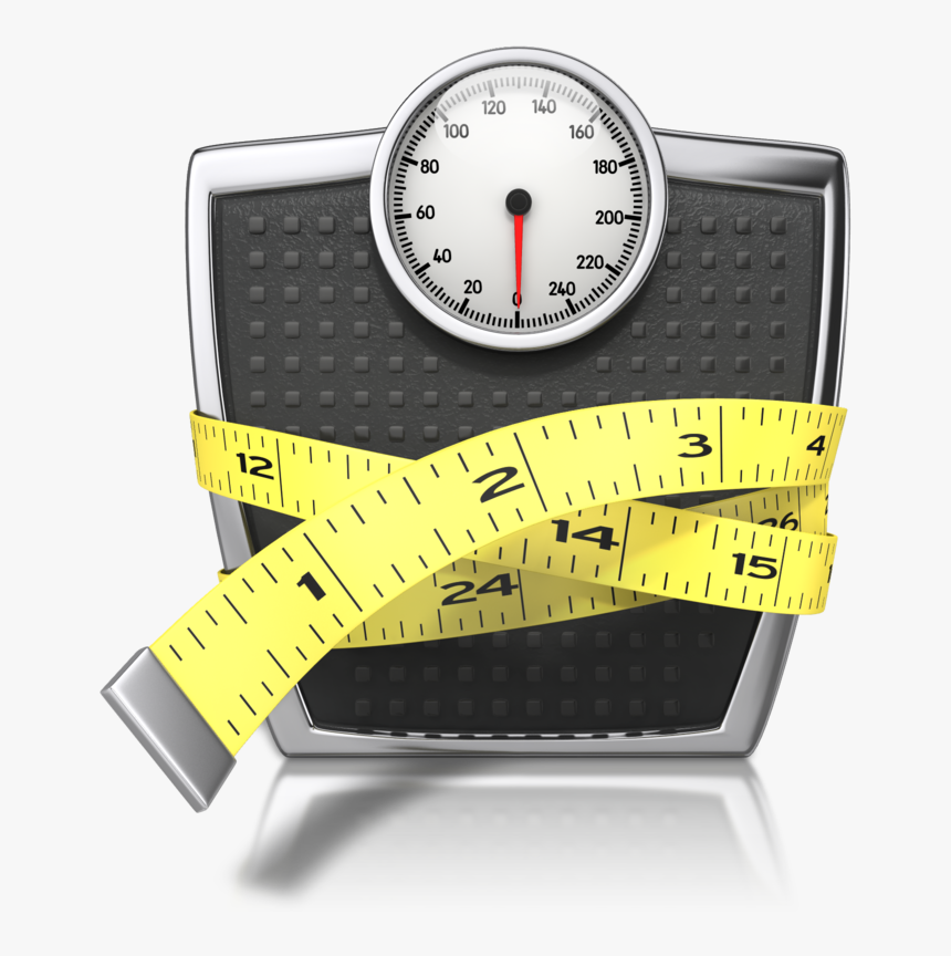 Weight Scale Png - Scale With Tape Measure, Transparent Png, Free Download