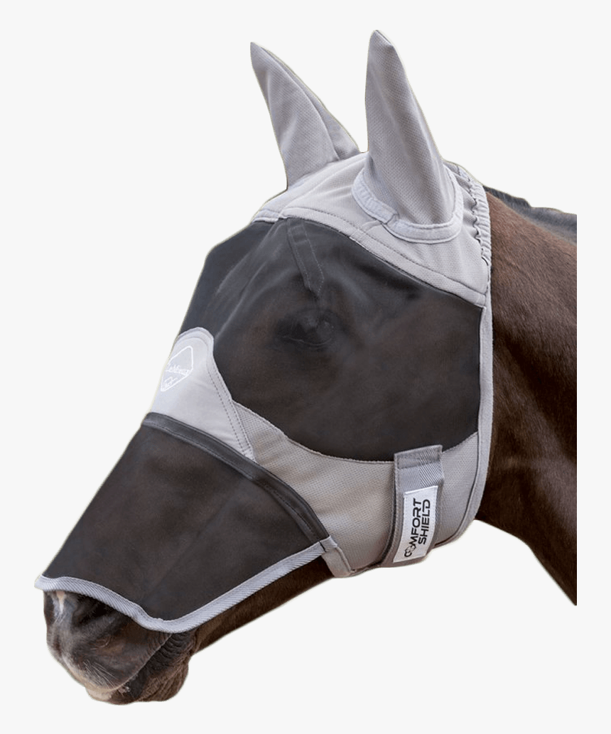 Comfort Fly Shield Full Mask By Le Mieux - Stallion, HD Png Download, Free Download