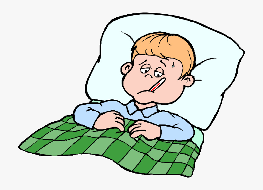 Sick Person Free Being Cliparts Clip Art Transparent - Someone Sick In Bed, HD Png Download, Free Download