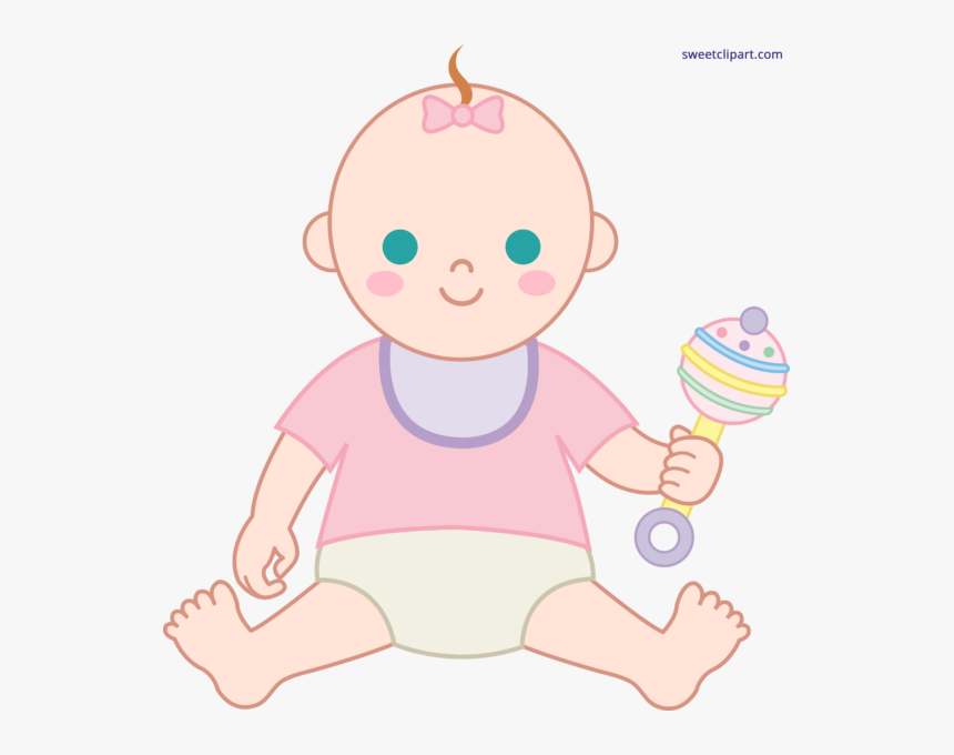 Png Free Babies Playing Clipart - Baby Girl Clip Art, Transparent Png, Free Download