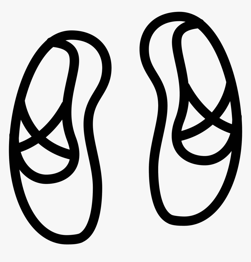 Transparent Ballet Shoes Clip Art - Ballet Shoe Clip Art, HD Png Download -  kindpng