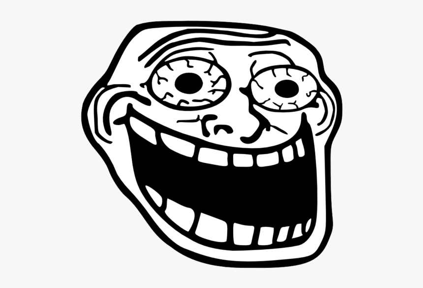 Troll Face Png Troll Face No Background Transparent Png Kindpng