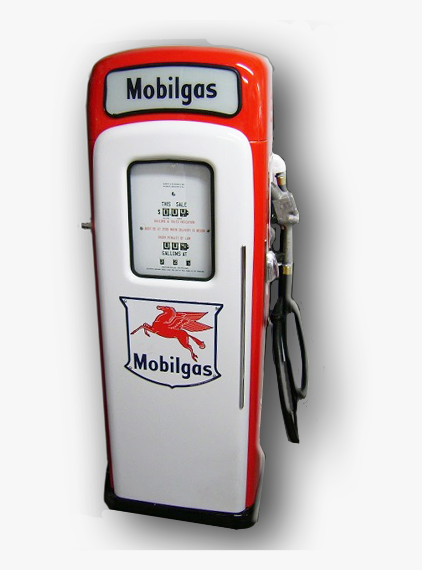 Original Restored M&s 80 Pump Mobil - Mobil Gas, HD Png Download, Free Download