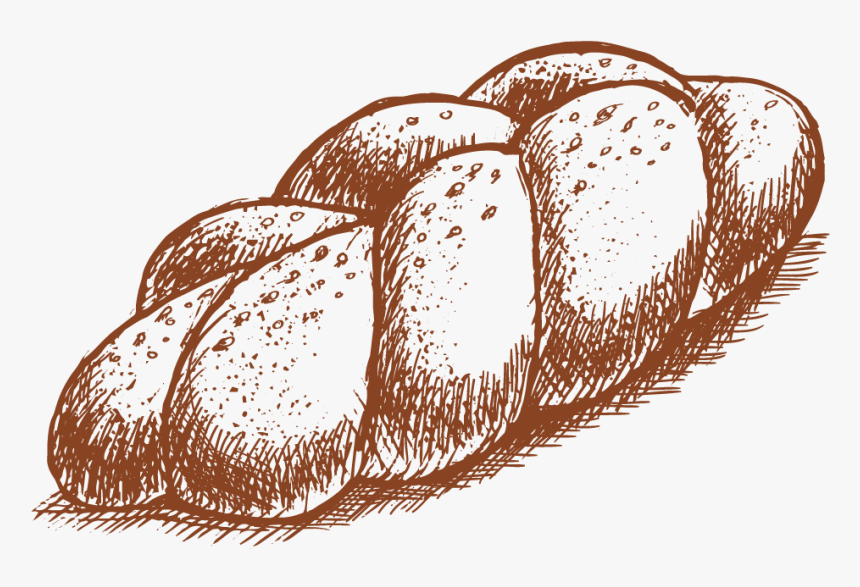 Bakery Bread Drawing Baking - Bread And Pastry Drawing, HD Png Download, Free Download