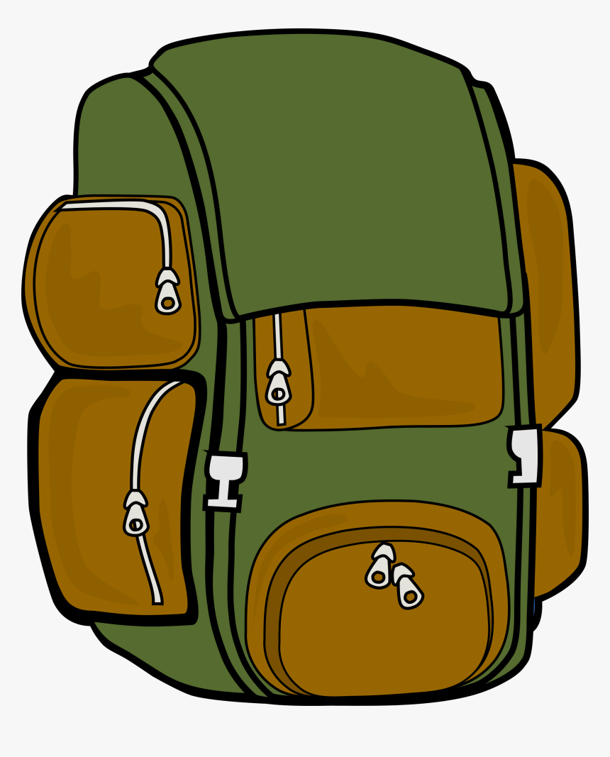 Backpack Clip Arts - Backpack Clip Art, HD Png Download, Free Download