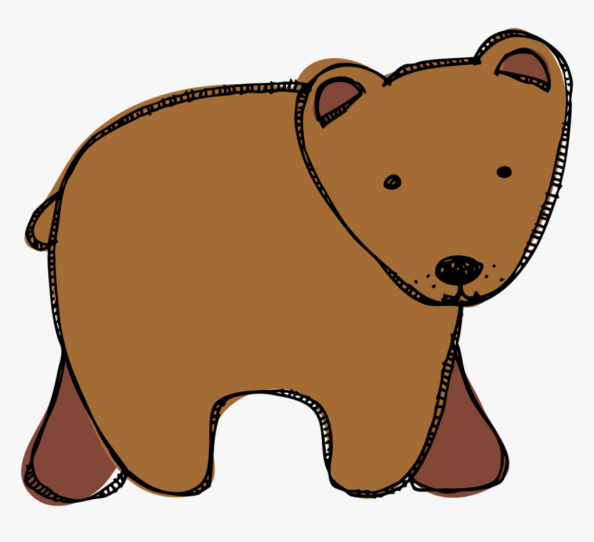 Graphic Library Library European Brown Bear Clipart - Brown Bear Brown Bear Flashcards, HD Png Download, Free Download