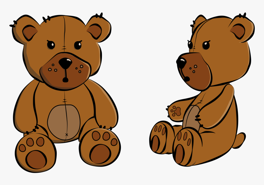 Teddy Bear Clipart Transparent - Transparent Cartoon Teddy Bear Png, Png Download, Free Download