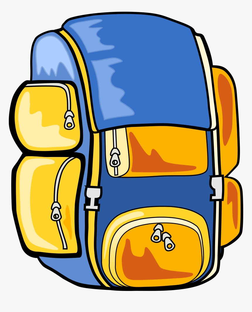 Hiker Clipart Adventure Boy - Backpack Clip Art, HD Png Download, Free Download