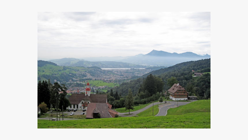 Aussicht Nach Luzern Und Rigi - Mount Scenery, HD Png Download, Free Download