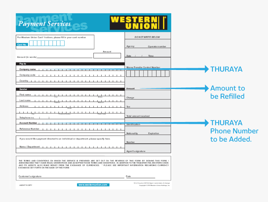 Payment Services Western Union, HD Png Download, Free Download