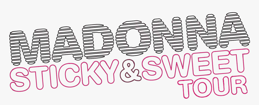 Sticky & Sweet Logo - Madonna Sticky And Sweet Tour Logo, HD Png Download, Free Download