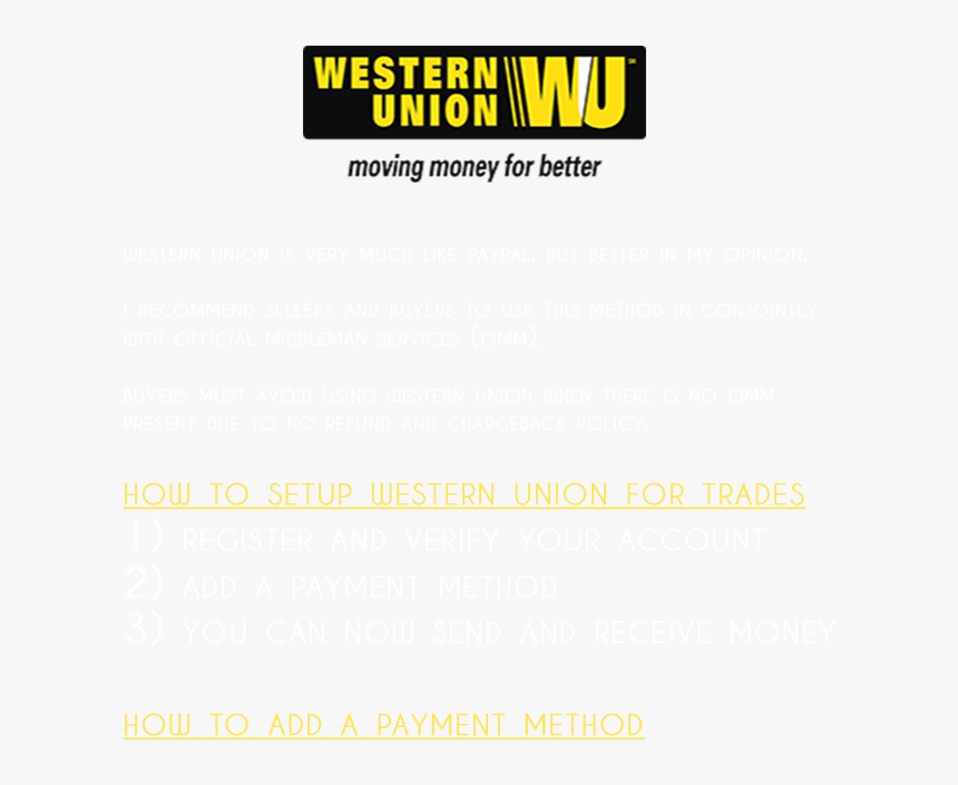 Transparent Western Union Png - Western Union, Png Download, Free Download