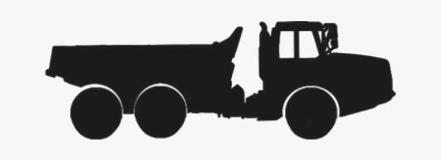 Clipart Cat Dump Truck - Clipart Dump Truck Black And White, HD Png Download, Free Download