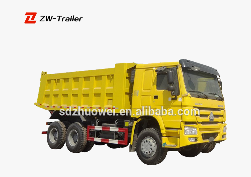 Chinese Sinotruk Howo 12 Wheeler Dump Truck In Dubai - Trailer Truck, HD Png Download, Free Download