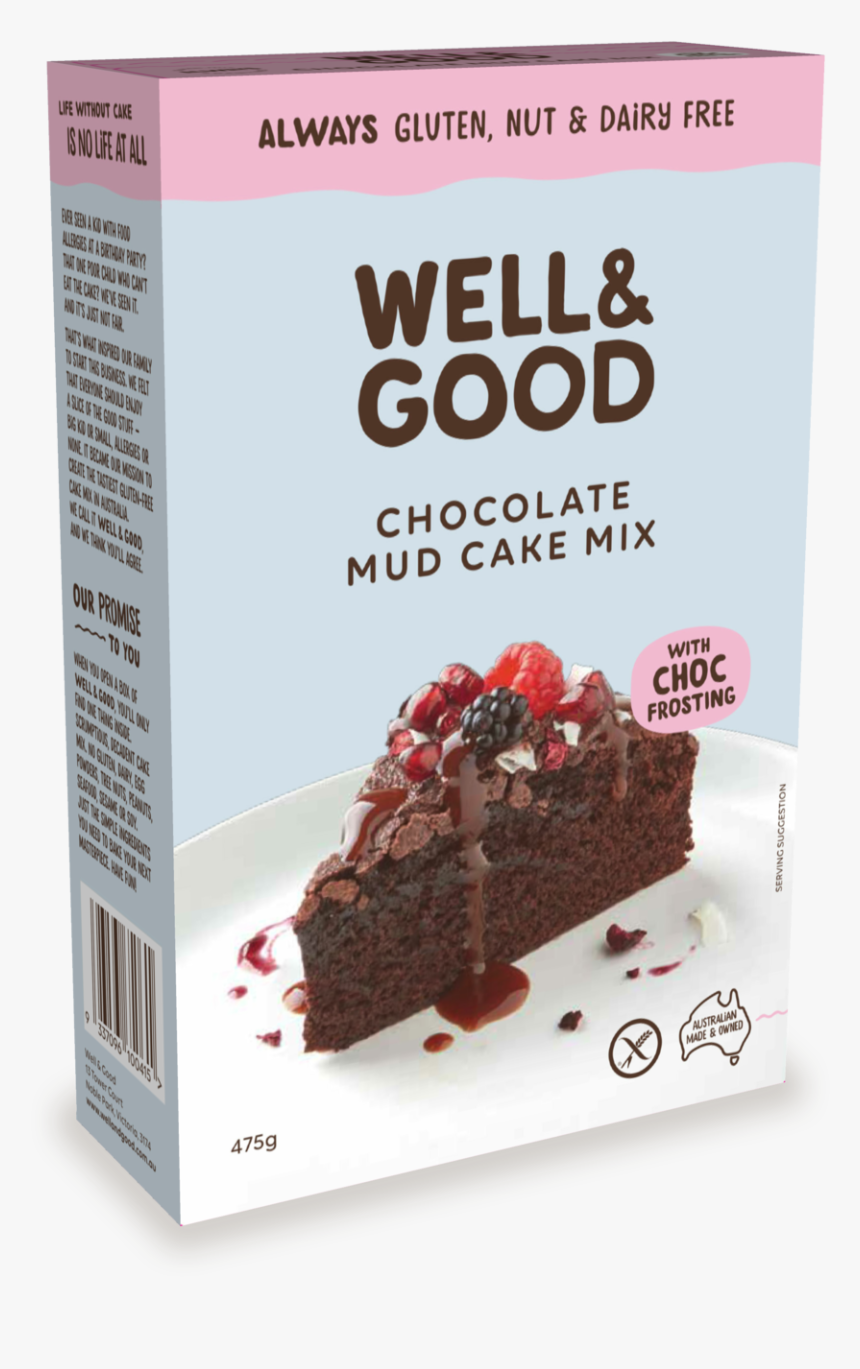 Well And Good Chocolate Mud Cake Mix, HD Png Download, Free Download