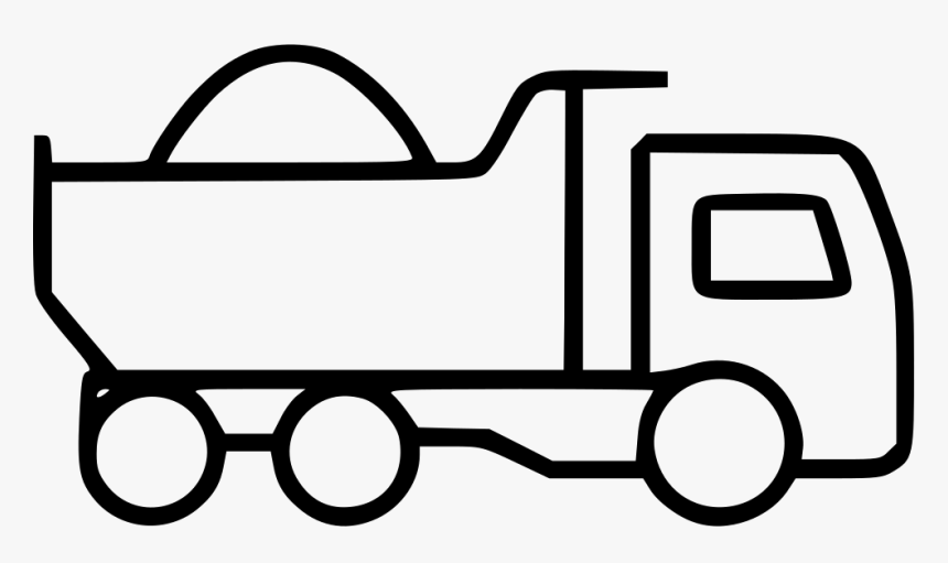 Dump Truck Machine Heavy Machinery Vehicle Construction - Truck Icon, HD Png Download, Free Download