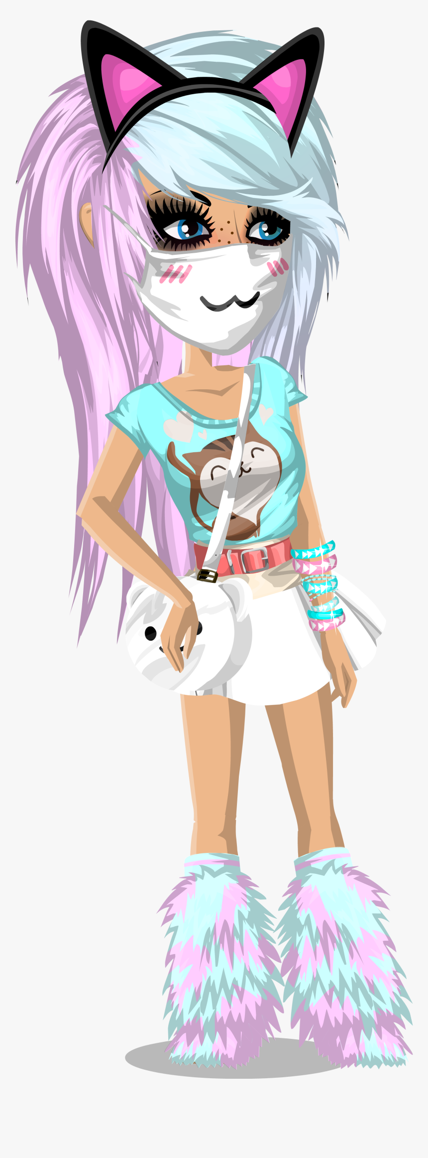 Moviestarplanet Wikia Msp Cotton Candy Hair Hd Png Download