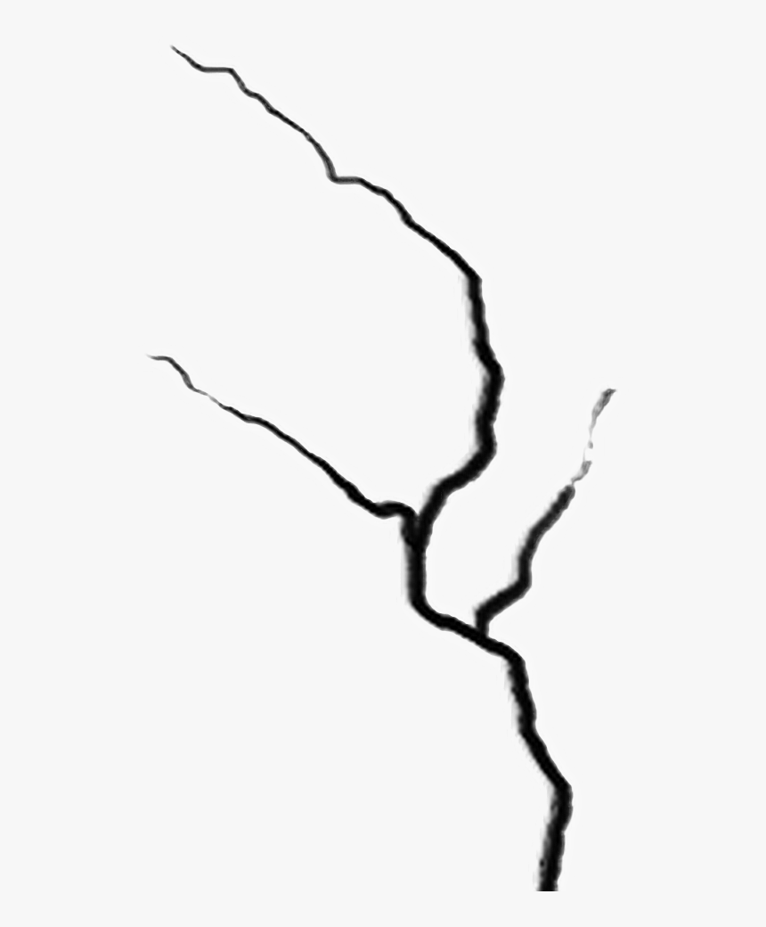 #cracked #cracked #crevasse #earthquake #hole #broken - Sketch, HD Png Download, Free Download