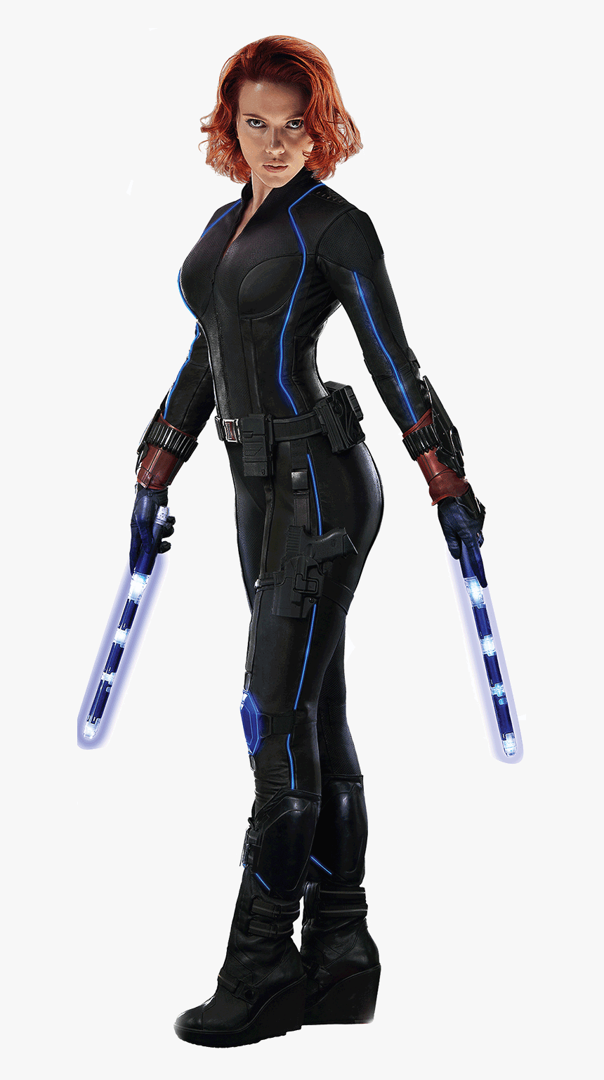 Black Widow Scarlett Johansson Png - Black Widow Marvel Age Of Ultron, Transparent Png, Free Download