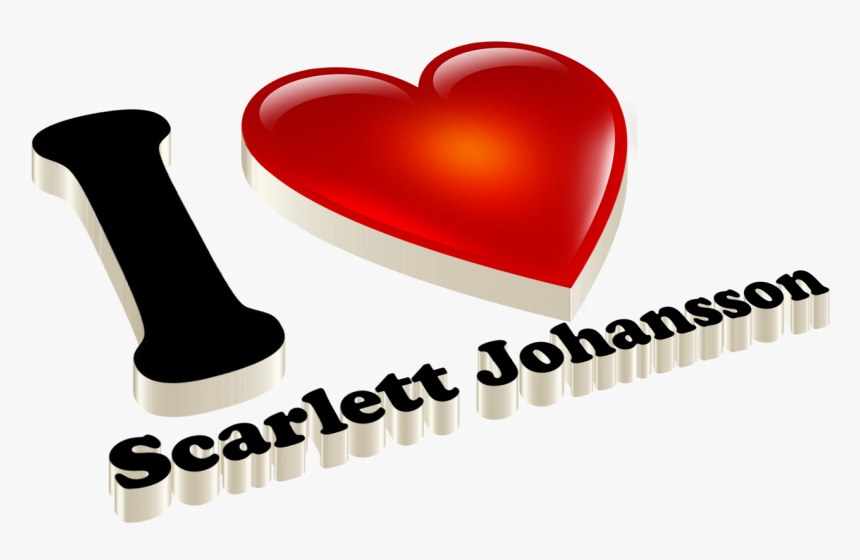 Scarlett Johansson Love Name Heart Design Png - Love Ariana Grande Name, Transparent Png, Free Download