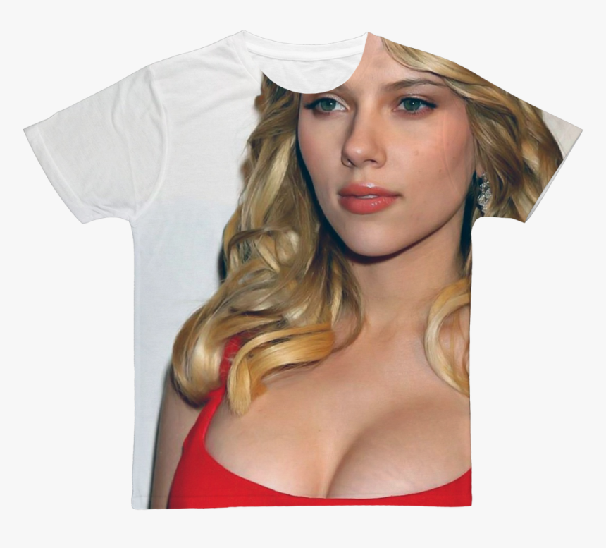 Scarlett Johansson ﻿classic Sublimation Adult T-shirt"
 - Scarlett Johansson, HD Png Download, Free Download