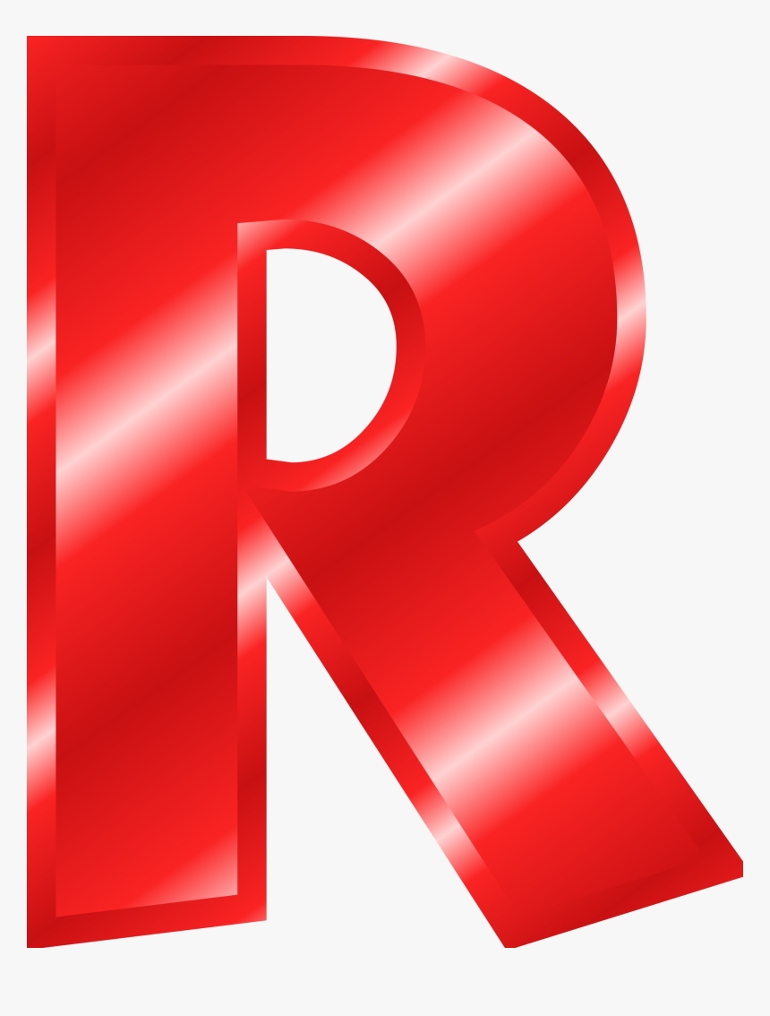 Png Letters Alphabet - Letter R Color Red, Transparent Png, Free Download