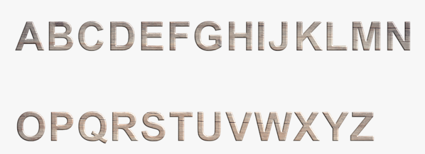 Wooden Alphabet Letters, Letters, Alphabet, Abc, Wood - Parallel, HD Png Download, Free Download