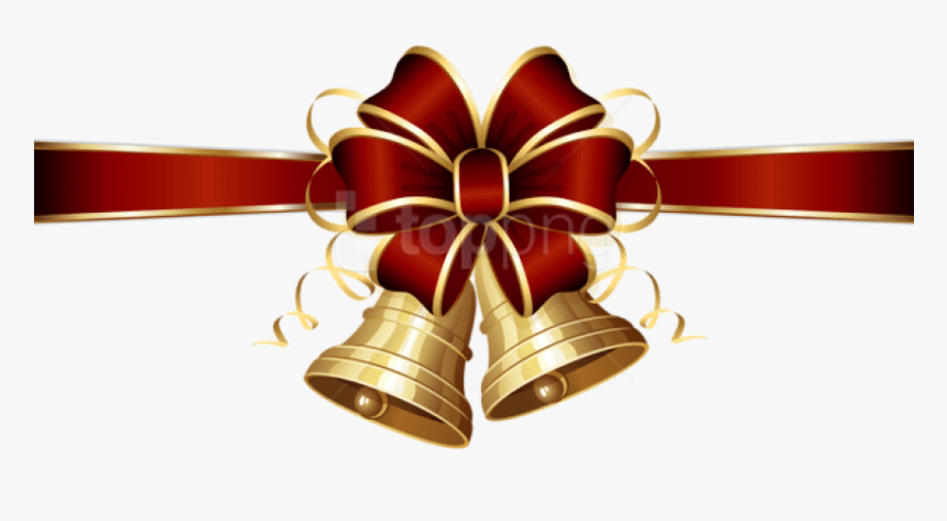 Transparent Christmas Bow Png - Christmas Bell Png File, Png Download, Free Download