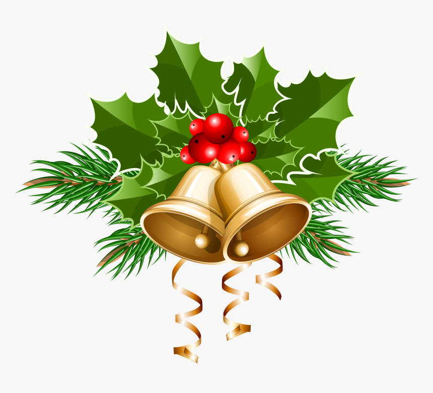 Christmas Jingle Bells Clip Art - Jingle Bells Transparent Background, HD Png Download, Free Download