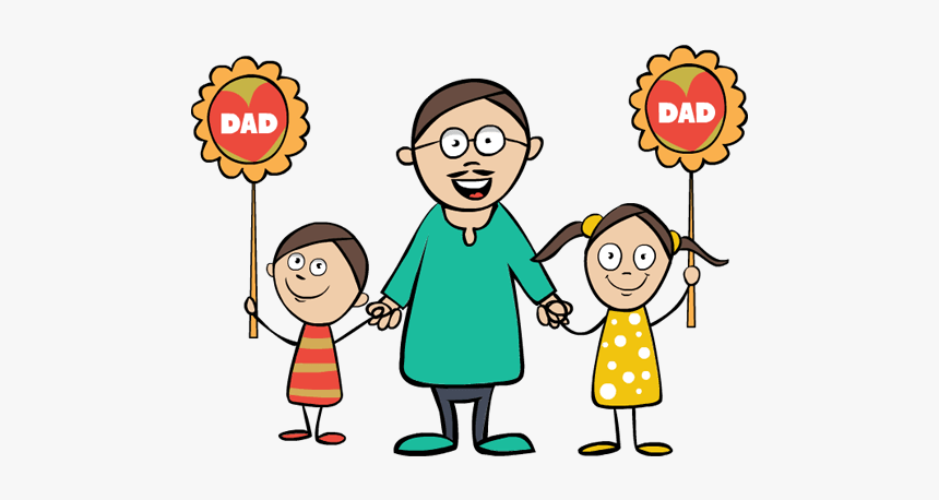 Clip Art Fathers Day - Father's Day Cartoon Clipart, HD Png Download, Free Download