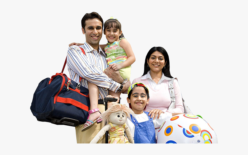 Happy Family Travel Png, Transparent Png, Free Download