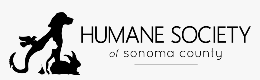 New Logo Horizontal Plain - Sonoma Humane Society, HD Png Download, Free Download