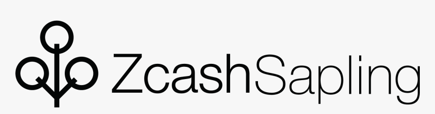 Black Zcash Sapling Horizontal Logo - Line Art, HD Png Download, Free Download