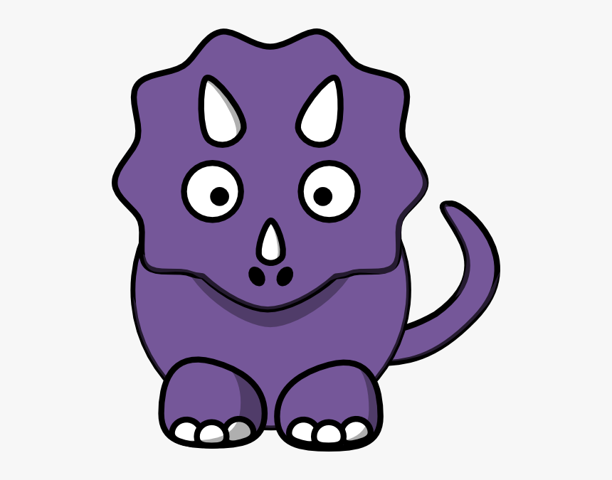 Purple Baby Dinosaur Clip Art - Purple Dinosaur Clip Art, HD Png Download, Free Download