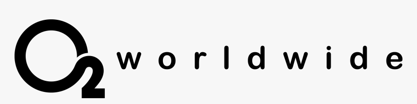 O2 Worldwide Horizontal Black Logo On No Background - Graphics, HD Png Download, Free Download