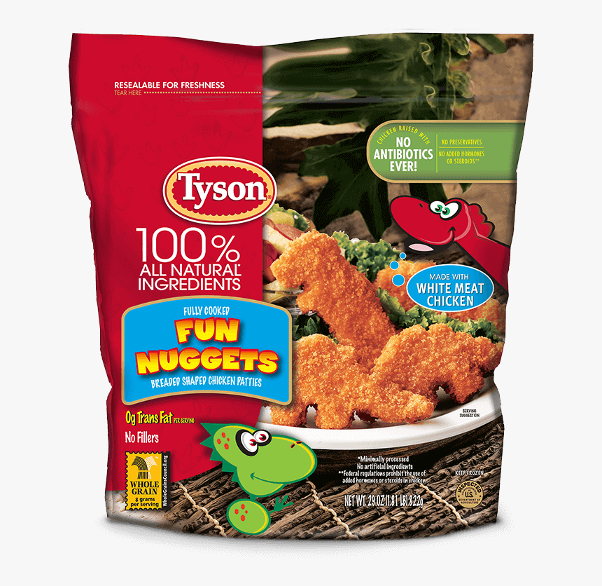 Tyson Dinosaur Chicken Nuggets, HD Png Download, Free Download