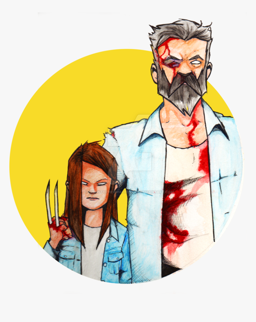 Logan And Laura - Illustration, HD Png Download, Free Download
