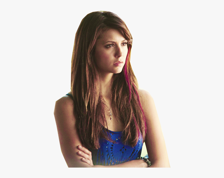 Nina Dobrev Bangs Vampire Diaries, HD Png Download, Free Download