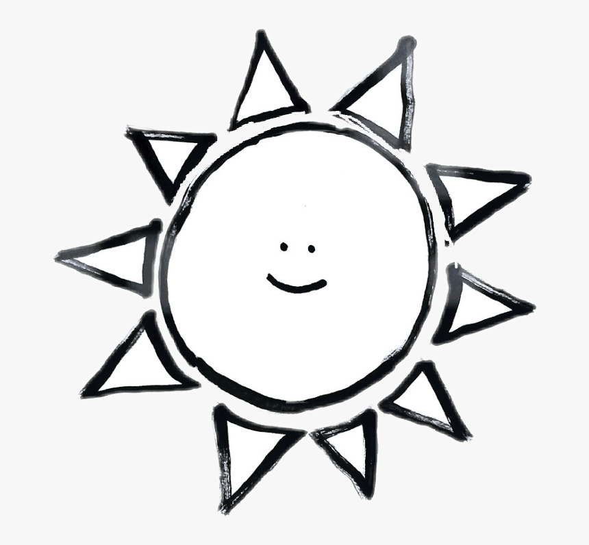 #sun #bright #smile #happy #freetoedit - Cartoon, HD Png Download, Free Download