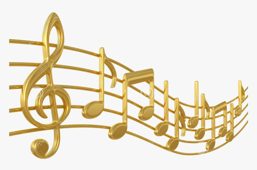 Gold Musical Notes Clipart , Png Download - Gold Music Notes Transparent Background, Png Download, Free Download