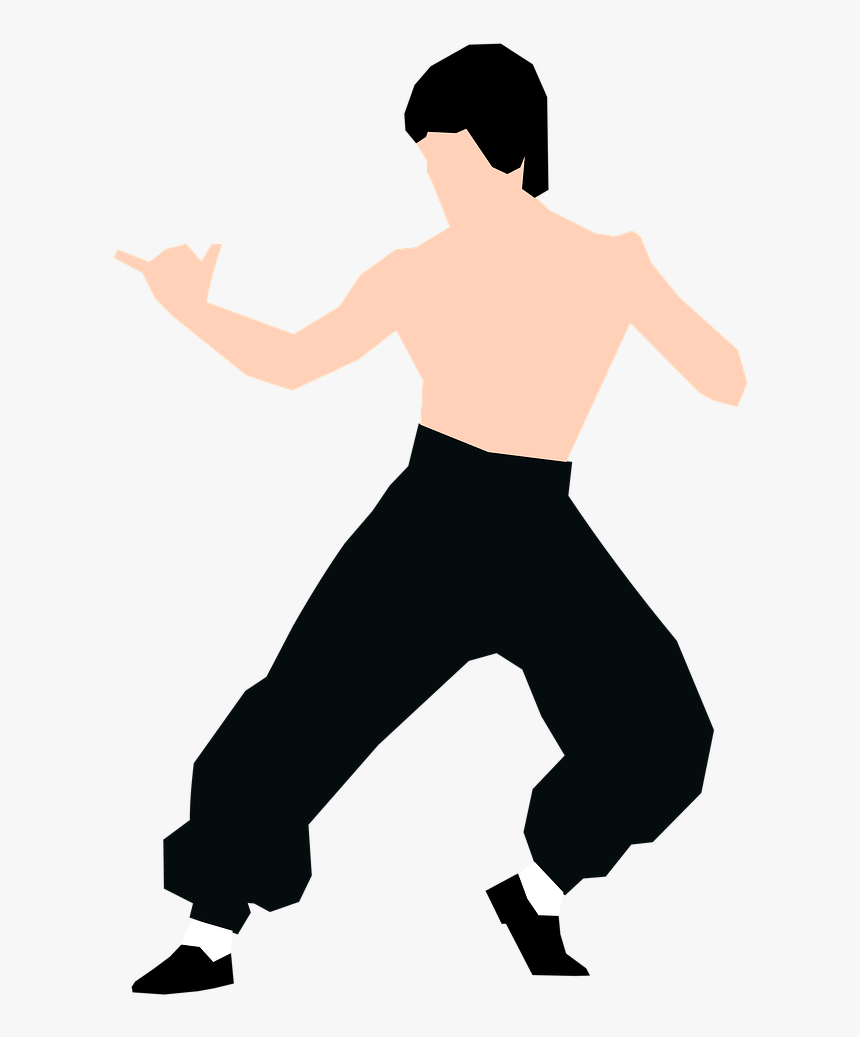 Man, Fighter, Training, Bruce Lee, Marital Art - Brucelee Illustration, HD Png Download, Free Download