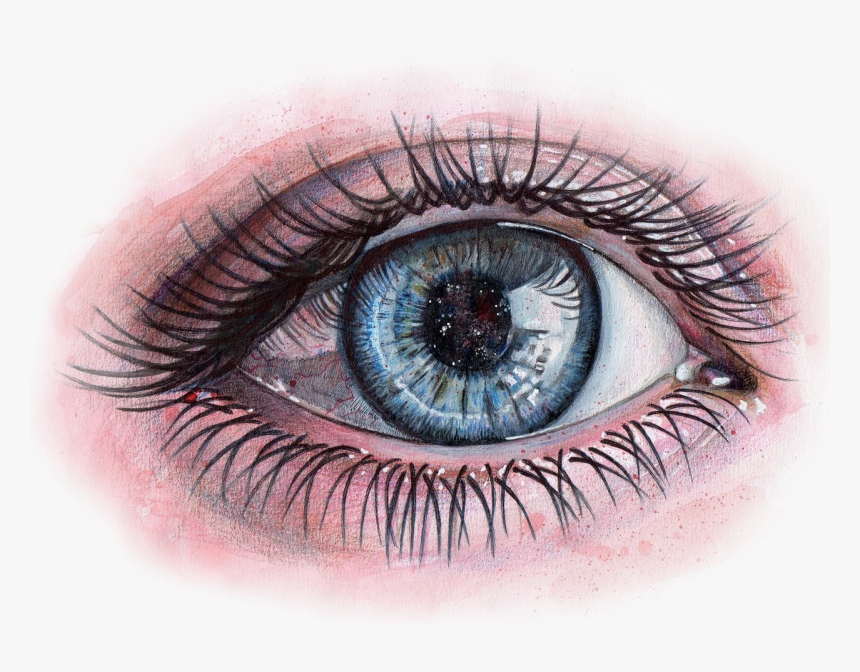 Abuse Drawing Eye - Portable Network Graphics, HD Png Download, Free Download
