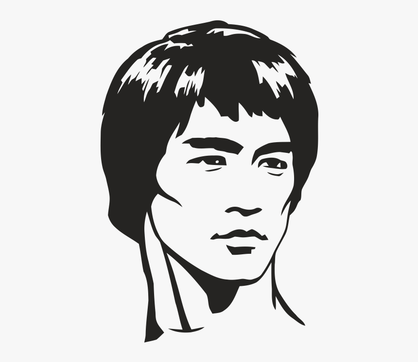 The Bruce Lee Story Sticker Tao Of Jeet Kune Do Phonograph - Bruce Lee Hair Png, Transparent Png, Free Download