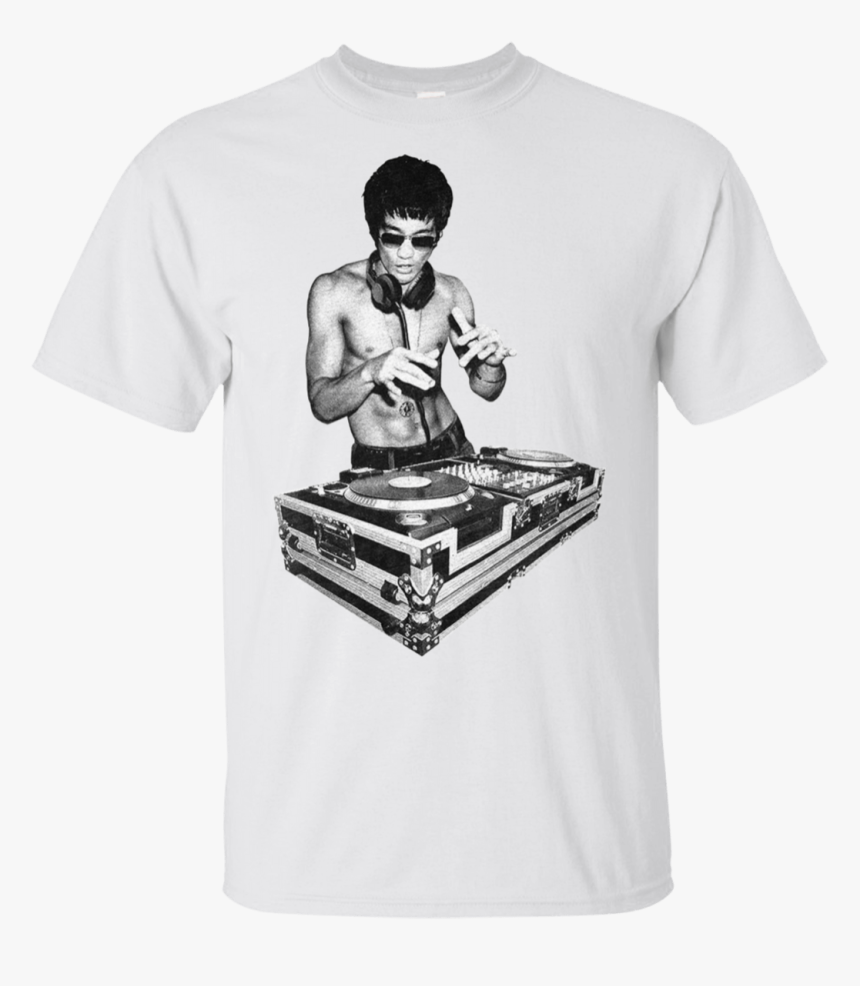 Dj Bruce Lee T-shirt - Bruce Lee Dj Shirt, HD Png Download, Free Download