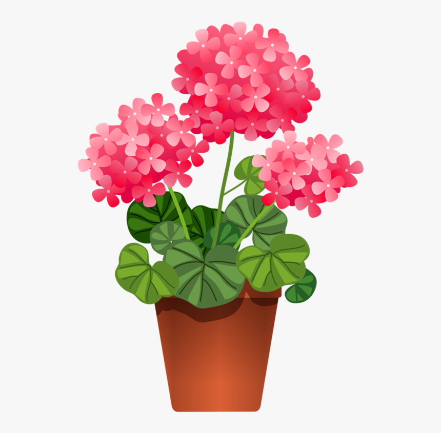 Potted Flowers Clip Art - Potted Flowers Clipart, HD Png Download is ...
