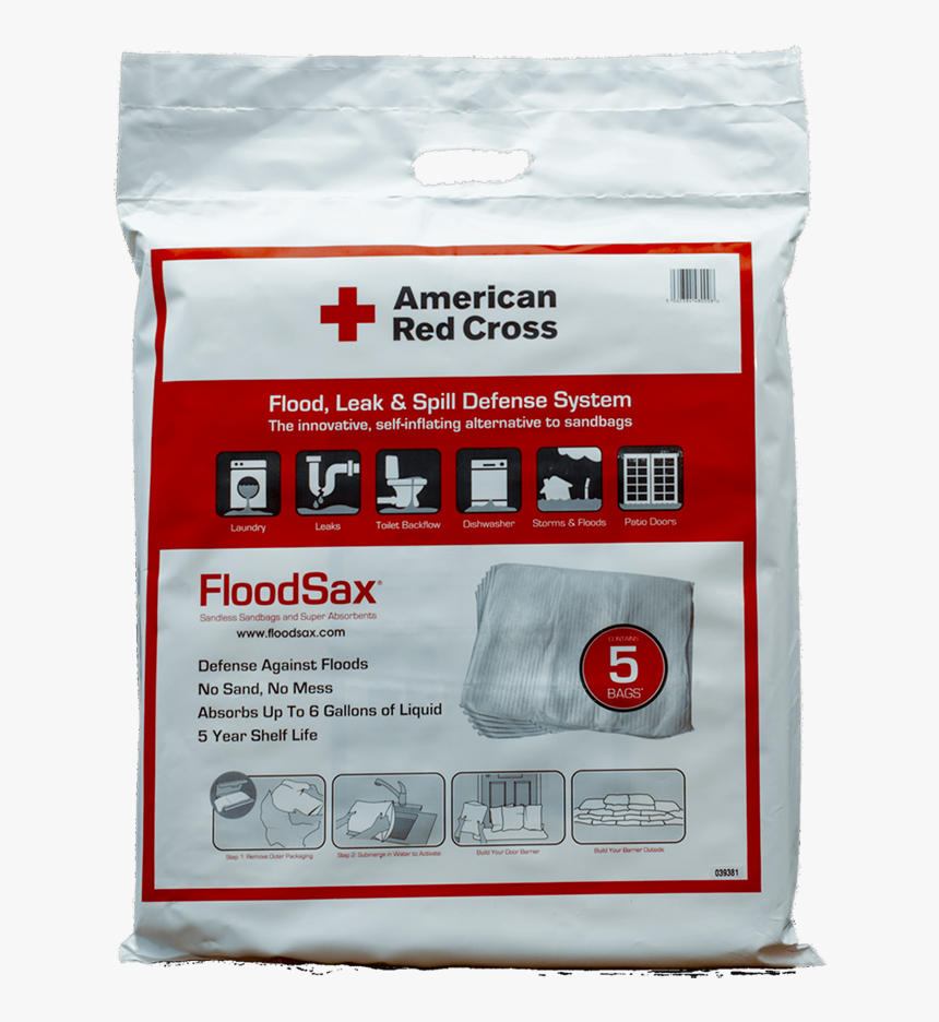 American Red Cross Sandless Sandbag Case Of - Vacuum Bag, HD Png Download, Free Download