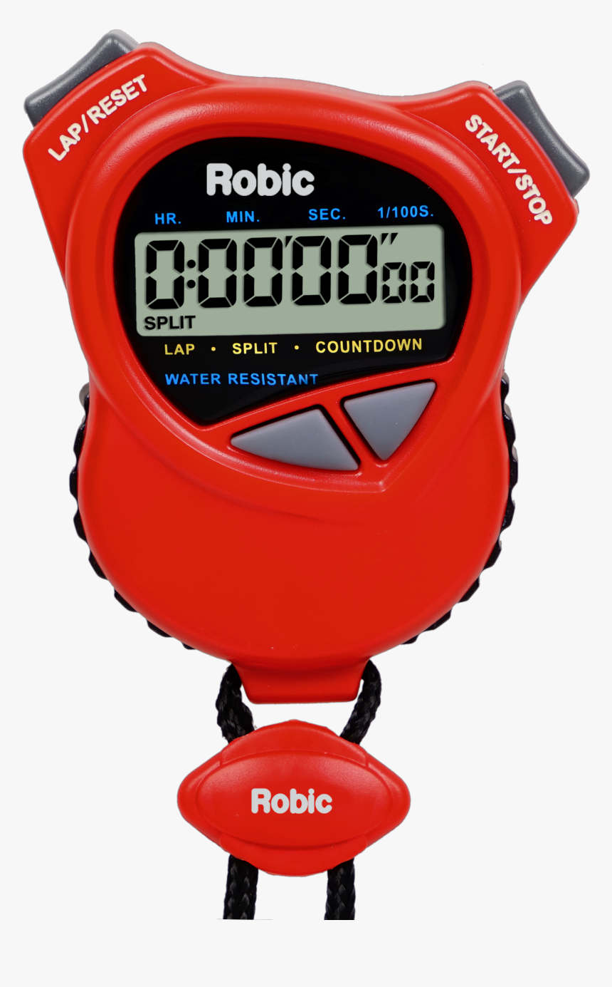 Robic 1000w Dual Stopwatch/countdown Timer- Red - Stopwatch Timer, HD Png Download, Free Download